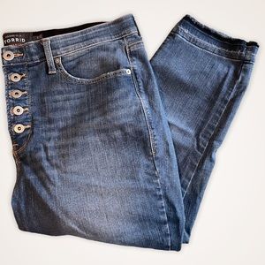 Torrid High Waist Skinny Crop Jean Size 20